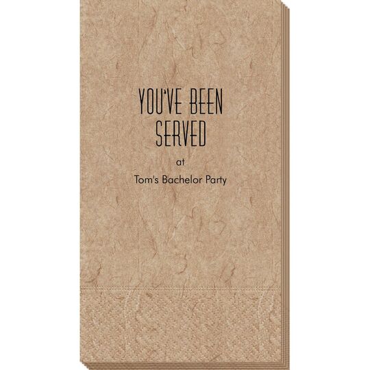 You've Been Served Bali Guest Towels